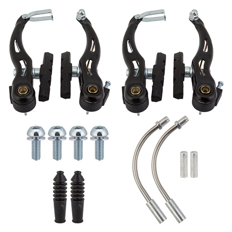 Clarks 115 V-Brake Caliper F&R Black freeshipping - Onlinebike.store