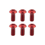 Clarks Disc Bolts Anodized Red Pack of 6 freeshipping - Onlinebike.store