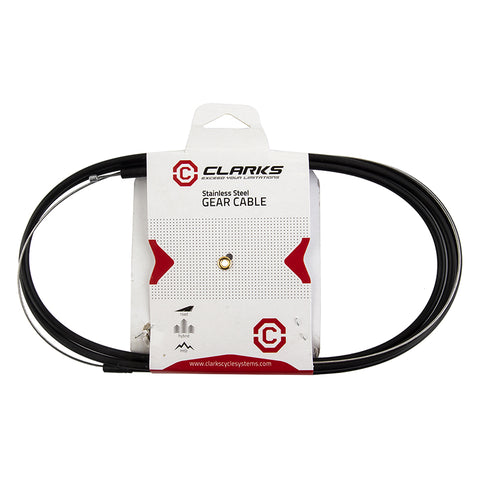 Clarks Stainless Steel w/Black 4mm SIS Housing freeshipping - Onlinebike.store