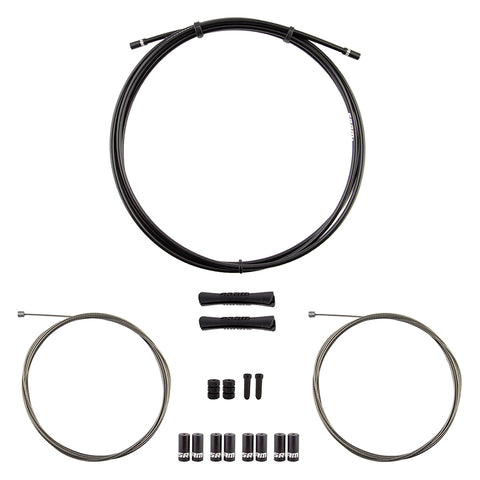 Sram Kit Stainless Steel Front + Rear Road/MTN V2 Black freeshipping - Onlinebike.store