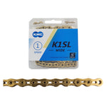 KMC 1/2x1/8 K1SL 1 Speeds Gold 100 Links freeshipping - Onlinebike.store
