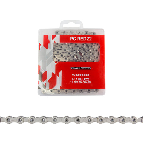 Sram Red 22 11 Speeds Silver 114 Links Hollowpin Powerlock freeshipping - Onlinebike.store