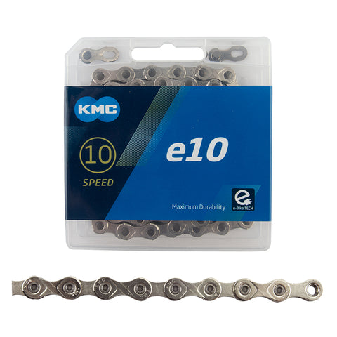 KMC E10 Silver 136 Links F/E-Bike freeshipping - Onlinebike.store