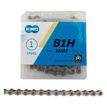 KMC 1/2x1/8 B1H 1 Speeds Silver 98 Links freeshipping - Onlinebike.store
