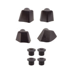 Chainring Bolt Set Absoluteblack Ul8000 Bolts+covers Bk