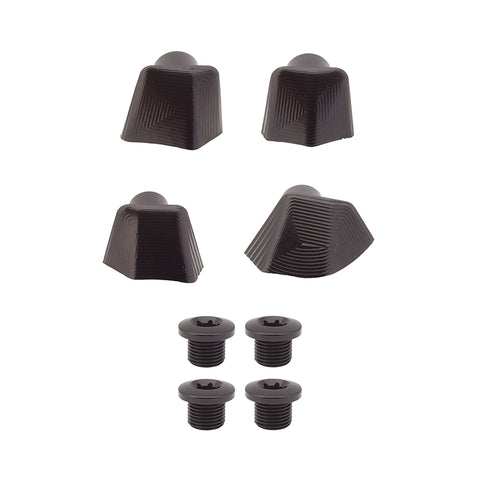 Chainring Bolt Set Absoluteblack Ul8000 Bolts+covers Bk