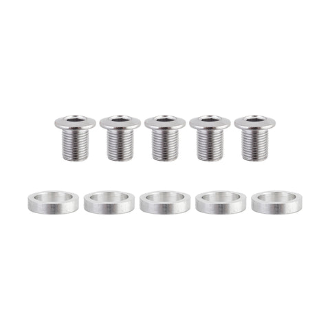 Origin8 Triple Chainring Bolts Set Inner Stl10.5mm freeshipping - Onlinebike.store