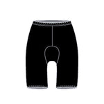 Andiamo Women's Padded Skins Shorts Black freeshipping - Onlinebike.store