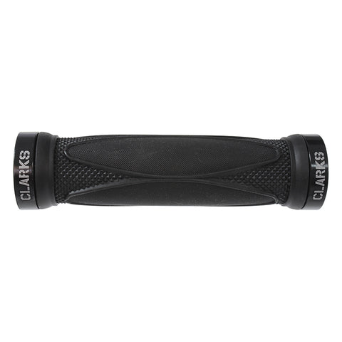 Clarks 202 130 mm Lock-On Grips Black/Black freeshipping - Onlinebike.store