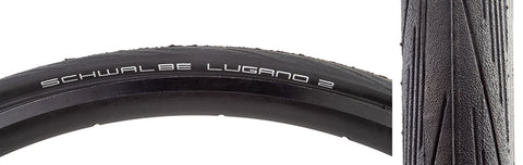 Tire Schwalbe Lugano II Active Lite K-guard 700x25 Bk/bsk Silica Wire