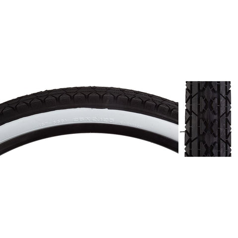 Sunlite Cruiser CST41 Wire Tires Black/White freeshipping - Onlinebike.store
