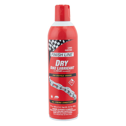 Finish Line Dry Bike Lubricant TEF Aerosol 6/cs freeshipping - Onlinebike.store