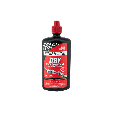 Finish Line Teflon-Plus Dry Lube 8oz Drip Bottle 8/cs freeshipping - Onlinebike.store