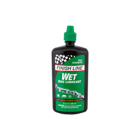Finish Line Wet Bike Lubricant Cross Country 8oz Drip Bottle 8/cs freeshipping - Onlinebike.store