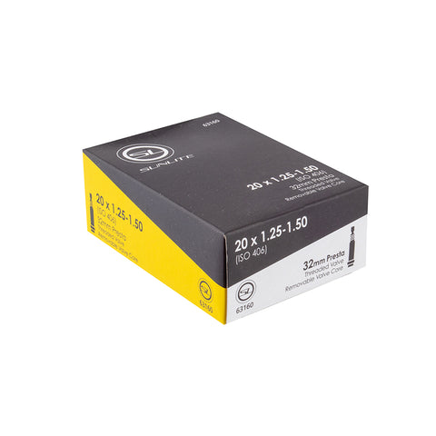Tubes Sunlt 20X1.25-1.50 Pv32/Thrd/Rc (406X32-37) Ffw33Mm freeshipping - Onlinebike.store
