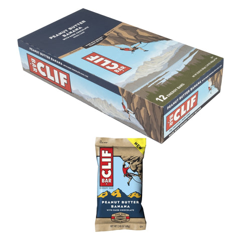 Food Clif Bar Peanut Butter Banana Box of 12