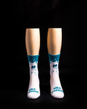 The Drip White/Mint Solo Warrior Socks freeshipping - Onlinebike.store