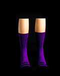 Solid Purple Solo Warrior Socks freeshipping - Onlinebike.store