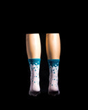 The Drip White/Mint Solo Warrior Socks freeshipping - Onlinebike.store